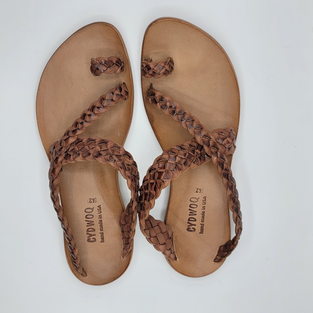 Cydwoq Revival Braided Leather Sandal, New Without Tags! Womens 42 (11.5 or 12)